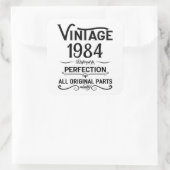 Gepersonaliseerd 40-jarig 40-jarig verjaardagsfee vierkante sticker (Tas)