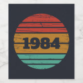 Gepersonaliseerd 40-jarig 40-jarig  verjaardagsfee wijn etiket (Enkel label)