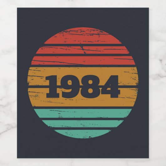 Gepersonaliseerd 40-jarig 40-jarig  verjaardagsfee wijn etiket (Enkel label)