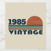 Gepersonaliseerd 40-jarig 40-jarig  verjaardagsfee wijn etiket (Enkel label)