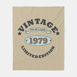 Gepersonaliseerd  45e verjaardagscadeau fleece deken