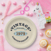 Gepersonaliseerd 45e verjaardagscadeau papieren bordje (Feest)