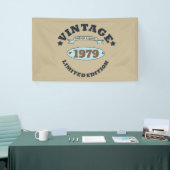 Gepersonaliseerd 45e verjaardagscadeau spandoek (Beurs)