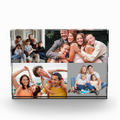 Gepersonaliseerd 4-foto familie acryl blok (Voorkant)