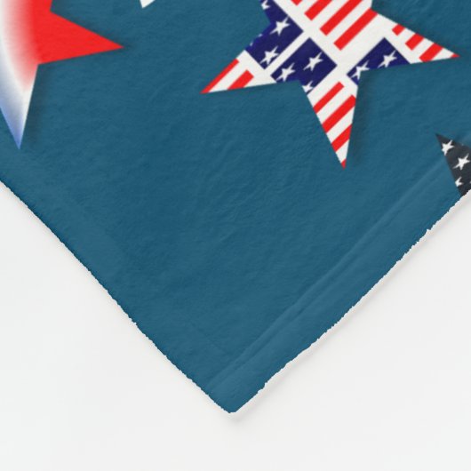 Gepersonaliseerd 4 juli grappig gezegde fleece deken (Hoek)
