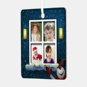 Gepersonaliseerd 4-venster lijst ornament (Voorkant links)