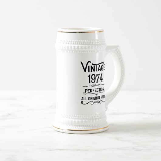 Gepersonaliseerd 50-jarig  50-jarig verjaardagsfee bierpul (Voorkant rechts)