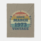 Gepersonaliseerd 50-jarig 50-jarig verjaardagsfee fleece deken (Voorkant)