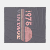 Gepersonaliseerd 50-jarig 50-jarig verjaardagsfee fleece deken (Voorkant (Horizontaal))