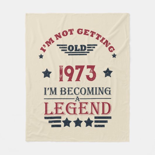 Gepersonaliseerd 50-jarig 50-jarig verjaardagsfee fleece deken (Voorkant)