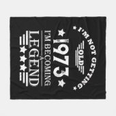 Gepersonaliseerd 50-jarig  50-jarig verjaardagsfee fleece deken (Voorkant (Horizontaal))