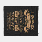 Gepersonaliseerd 50-jarig  50-jarig verjaardagsfee fleece deken (Voorkant (Horizontaal))