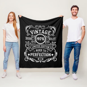 Gepersonaliseerd 50-jarig 50-jarig verjaardagsfee fleece deken