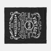 Gepersonaliseerd 50-jarig  50-jarig verjaardagsfee fleece deken (Voorkant (Horizontaal))