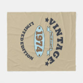 Gepersonaliseerd 50-jarig  50-jarig verjaardagsfee fleece deken (Voorkant (Horizontaal))