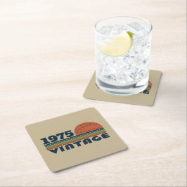 Gepersonaliseerd 50-jarig  50-jarig verjaardagsfee kartonnen onderzetters