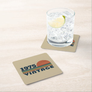 Gepersonaliseerd 50-jarig  50-jarig verjaardagsfee kartonnen onderzetters