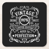 Gepersonaliseerd 50-jarig 50-jarig verjaardagsfee kartonnen onderzetters (Voorkant)