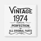 Gepersonaliseerd 50-jarig  50-jarig verjaardagsfee magneet (Voorkant)