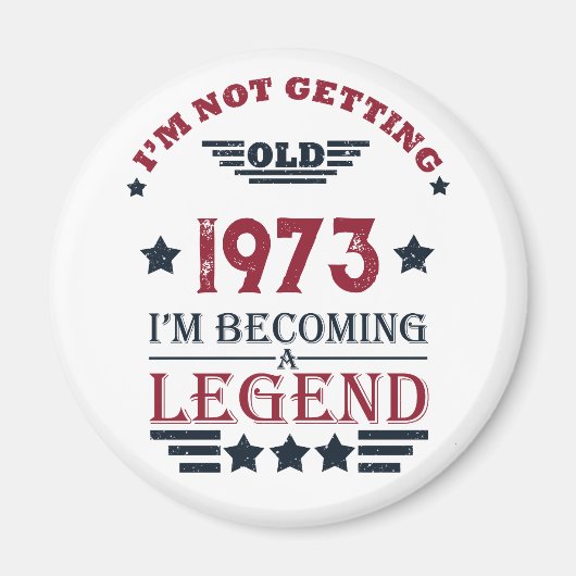 Gepersonaliseerd 50-jarig  50-jarig verjaardagsfee magneet (Voorkant)