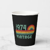 Gepersonaliseerd 50-jarig  50-jarig verjaardagsfee papieren bekers (Achterkant)