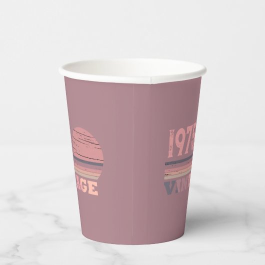 Gepersonaliseerd 50-jarig  50-jarig verjaardagsfee papieren bekers (Rechts)