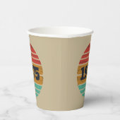 Gepersonaliseerd 50-jarig 50-jarig verjaardagsfee papieren bekers (Rechts)