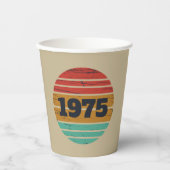 Gepersonaliseerd 50-jarig 50-jarig verjaardagsfee papieren bekers (Voorkant)