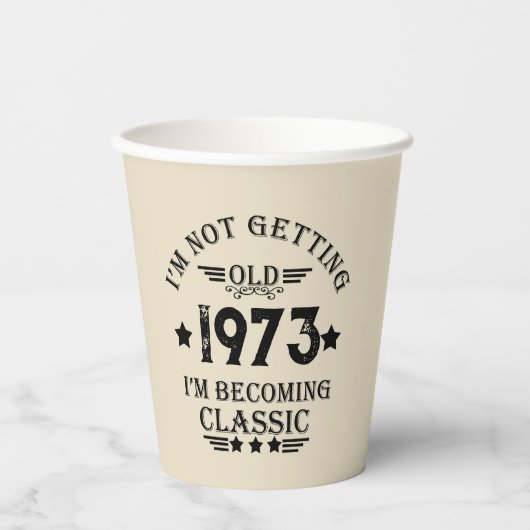 Gepersonaliseerd 50-jarig  50-jarig verjaardagsfee papieren bekers (Voorkant)