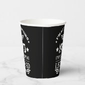 Gepersonaliseerd 50-jarig 50-jarig verjaardagsfee papieren bekers (Rechts)