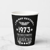 Gepersonaliseerd 50-jarig 50-jarig verjaardagsfee papieren bekers (Voorkant)