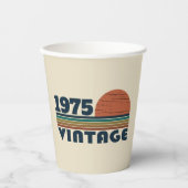 Gepersonaliseerd 50-jarig 50-jarig verjaardagsfee papieren bekers (Voorkant)