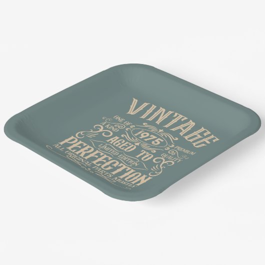 Gepersonaliseerd 50-jarig  50-jarig verjaardagsfee papieren bordje (Gebogen)