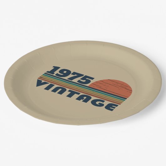 Gepersonaliseerd 50-jarig  50-jarig verjaardagsfee papieren bordje (Gekanteld)