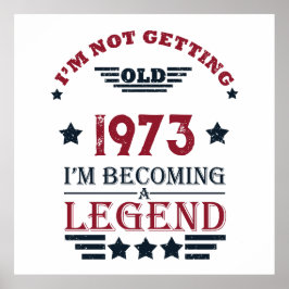 Gepersonaliseerd 50-jarig  50-jarig verjaardagsfee poster