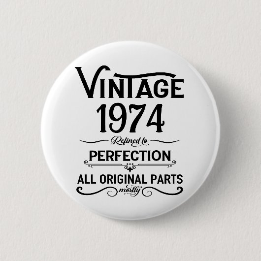 Gepersonaliseerd 50-jarig  50-jarig verjaardagsfee ronde button 5,7 cm (Voorkant)