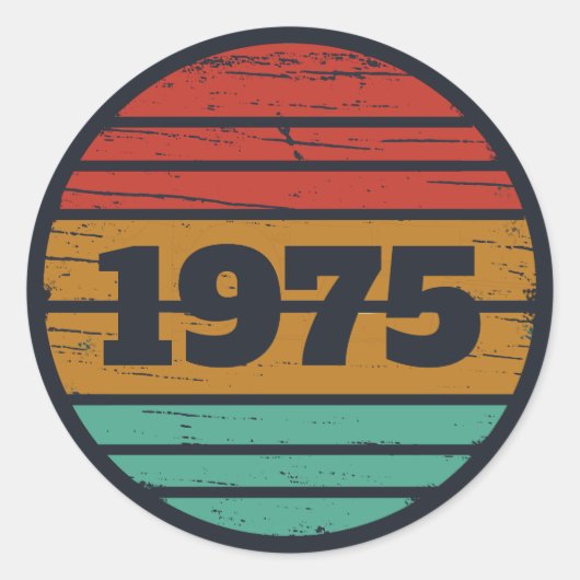 Gepersonaliseerd 50-jarig 50-jarig verjaardagsfee ronde sticker (Voorkant)