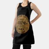 Gepersonaliseerd 50-jarig  50-jarig verjaardagsfee schort (Insitu)