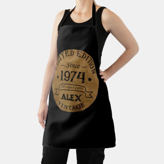 Gepersonaliseerd 50-jarig  50-jarig verjaardagsfee schort (Insitu)