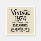 Gepersonaliseerd 50-jarig 50-jarig verjaardagsfee servet (Voorkant)