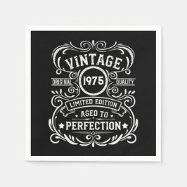 Gepersonaliseerd 50-jarig  50-jarig verjaardagsfee servet