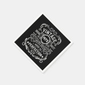 Gepersonaliseerd 50-jarig 50-jarig verjaardagsfee servet (Hoek)