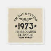 Gepersonaliseerd 50-jarig  50-jarig verjaardagsfee servet (Voorkant)