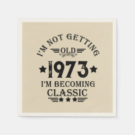 Gepersonaliseerd 50-jarig  50-jarig verjaardagsfee servet