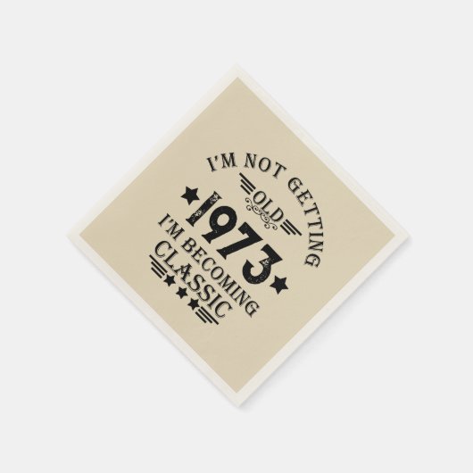 Gepersonaliseerd 50-jarig  50-jarig verjaardagsfee servet (Hoek)