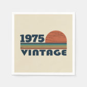 Gepersonaliseerd 50-jarig 50-jarig verjaardagsfee servet (Voorkant)