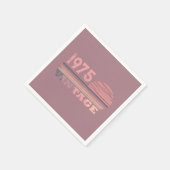 Gepersonaliseerd 50-jarig  50-jarig verjaardagsfee servet (Hoek)