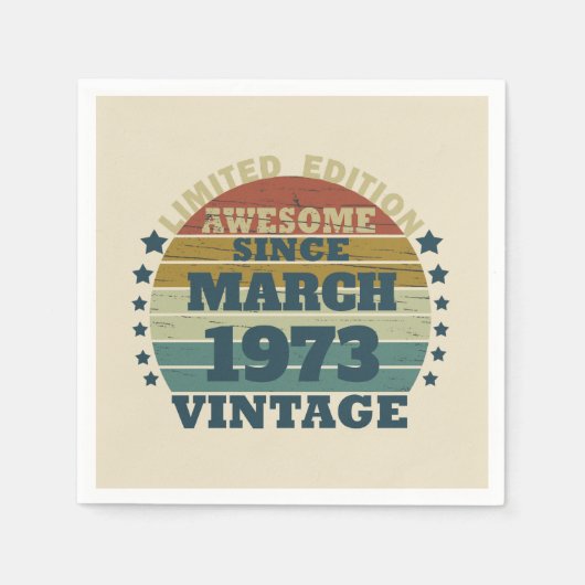 Gepersonaliseerd 50-jarig  50-jarig verjaardagsfee servet (Voorkant)