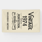 Gepersonaliseerd 50-jarig  50-jarig verjaardagsfee spandoek (Horizontaal)