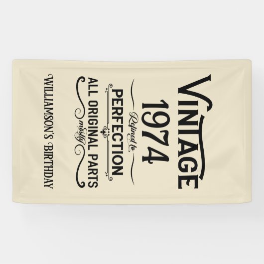 Gepersonaliseerd 50-jarig  50-jarig verjaardagsfee spandoek (Horizontaal)